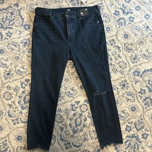 EXPRESS super soft, high-rise skinny jeans